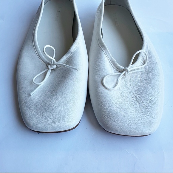 Everlane The Day Ballet Flat Womens White Slip On Flats Shoes Neutral Minimalist - Picture 12 of 13